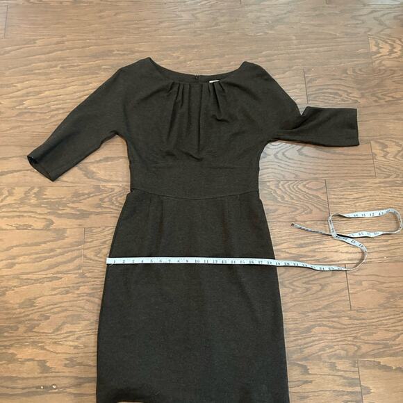 Trina Turk Classic Charcoal Sarafina Ponte Shift Dress Size 10 - Picture 13 of 13
